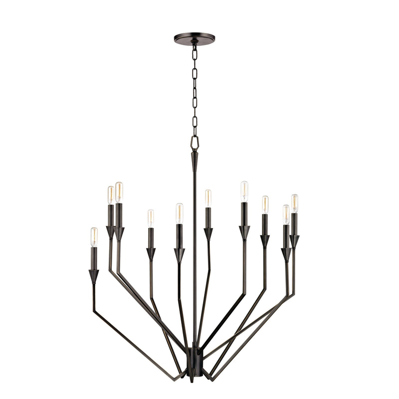 Lighting - Chandelier Archie 10 Light Chandelier // Old Bronze 