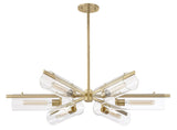 Lighting - Chandelier Ariel 6 Light Chandelier // Aged Brass 