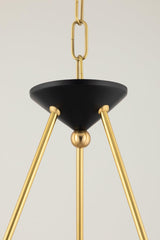 Lighting - Chandelier Aries 30 Light Chandelier // Vintage Polished Brass & Deep Bronze 