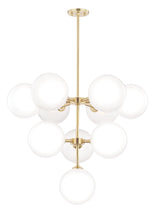 Lighting - Chandelier Ashleigh 10 Light Chandelier // Aged Brass 