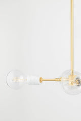 Lighting - Chandelier Asime 4 Light Pendant // Aged Brass 