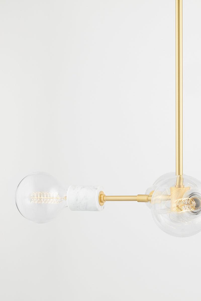 Lighting - Chandelier Asime 4 Light Pendant // Aged Brass 