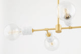 Lighting - Chandelier Asime 4 Light Pendant // Aged Brass 