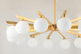 Lighting - Chandelier Astra 14 Light Chandelier // Vintage Brass 