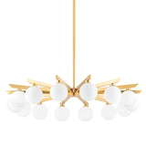 Lighting - Chandelier Astra 14 Light Chandelier // Vintage Brass 