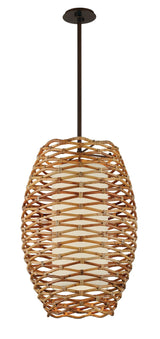 Lighting - Chandelier Balboa 8 Light Pendant // Bronze 