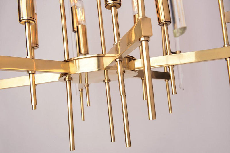 Lighting - Chandelier Bari 12 Light Chandelier // Aged Brass 