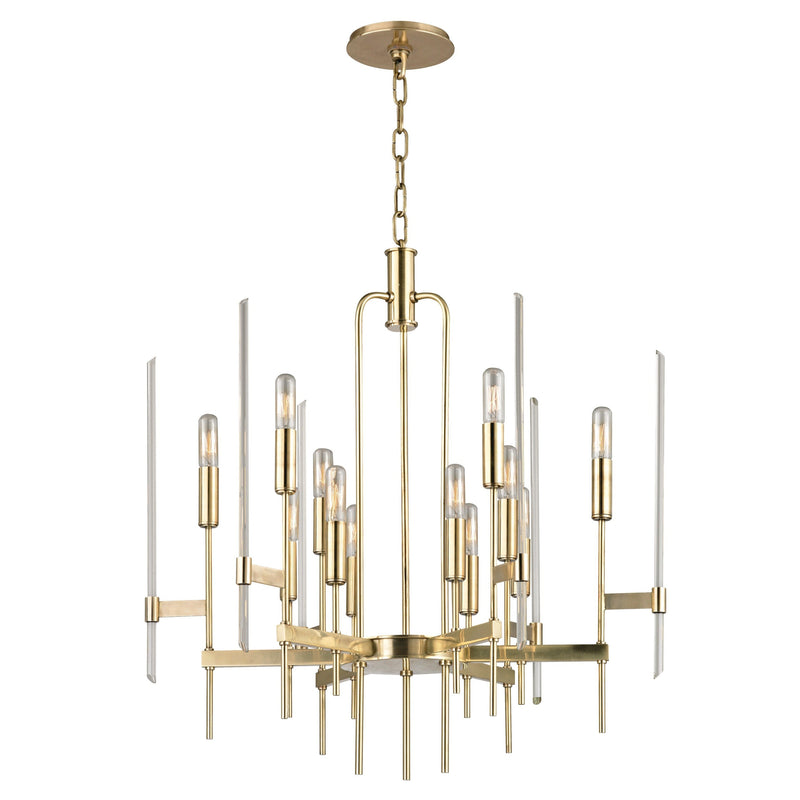 Lighting - Chandelier Bari 12 Light Chandelier // Aged Brass 