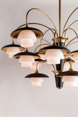 Lighting - Chandelier Barron 9 Light Chandelier // Aged Brass 