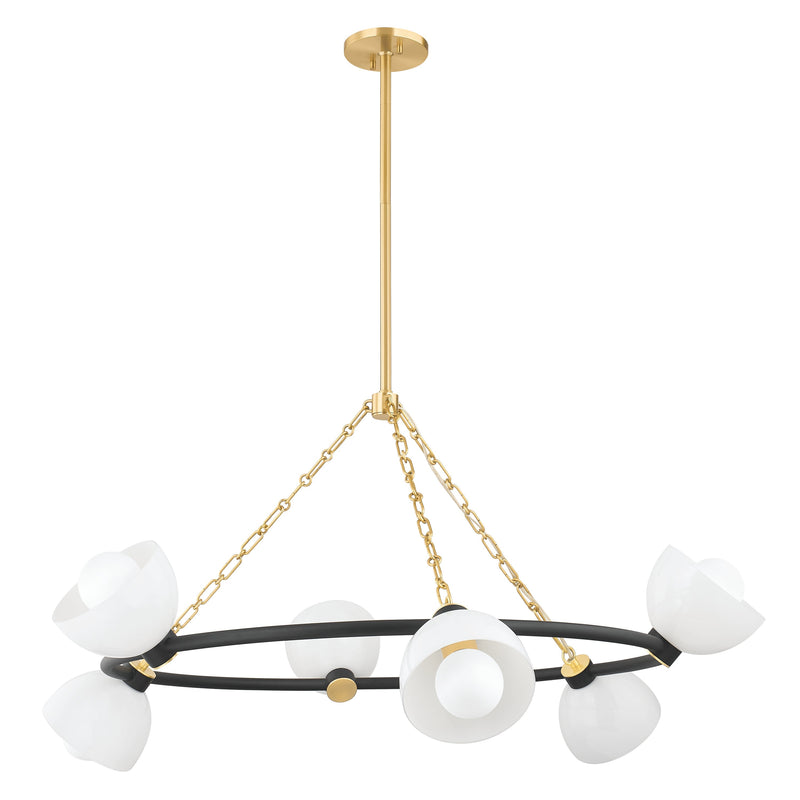 Lighting - Chandelier Belle 6 Light Chandelier // Aged Brass 