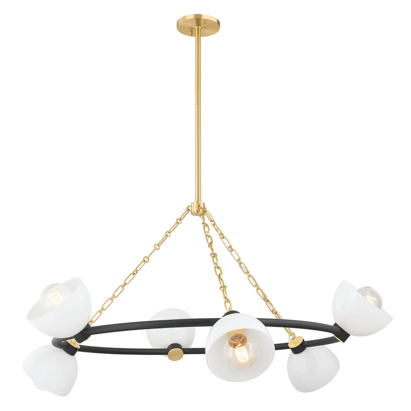 Lighting - Chandelier Belle 6 Light Chandelier // Aged Brass 