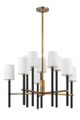 Lighting - Chandelier Belvedere 10 Light Chandelier // Patina Brass 