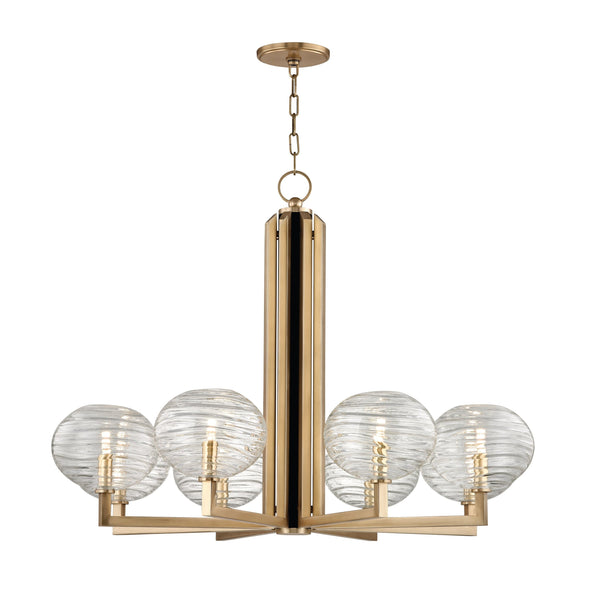 Lighting - Chandelier Breton 8 Light Chandelier // Aged Brass 