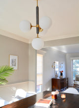 Lighting - Chandelier Brielle 4 Light Chandelier // Aged Brass 