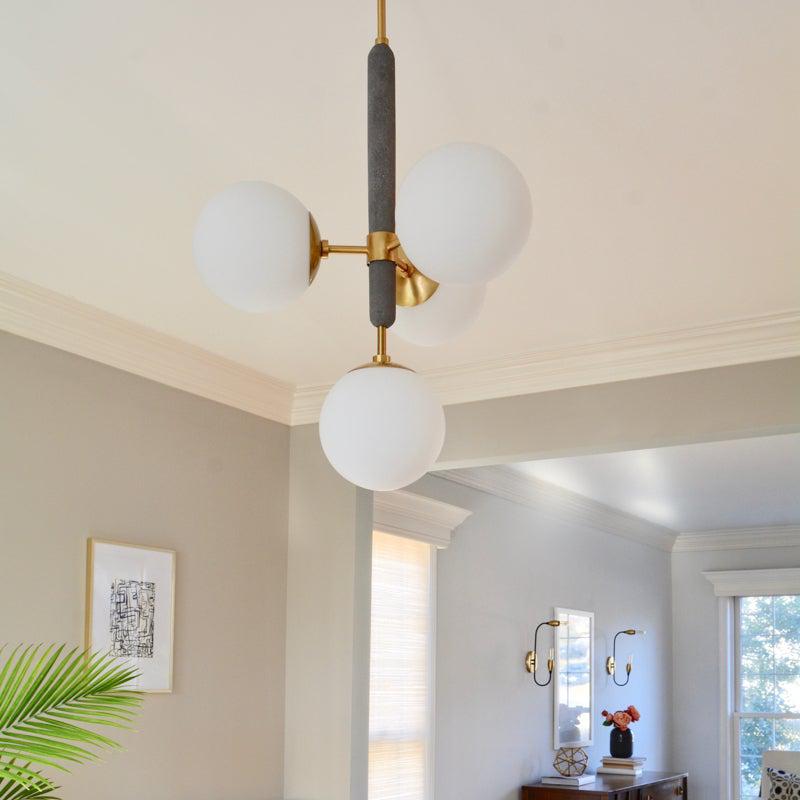 Lighting - Chandelier Brielle 4 Light Chandelier // Aged Brass 