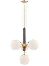 Lighting - Chandelier Brielle 4 Light Chandelier // Aged Brass 