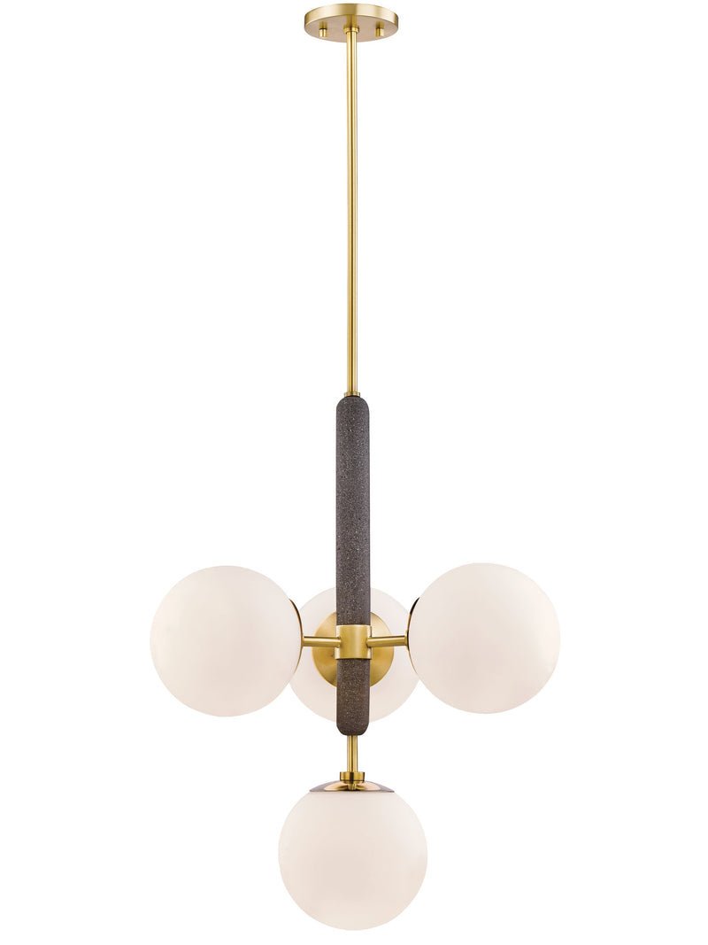 Lighting - Chandelier Brielle 4 Light Chandelier // Aged Brass 