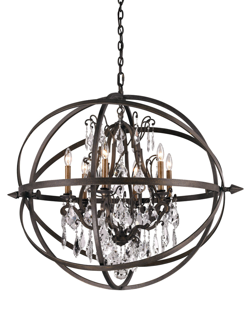 Lighting - Chandelier Byron 6 Light Chandelier Extra Large // Vintage Bronze 