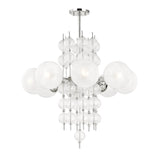 Lighting - Chandelier Calypso 8 Light Chandelier // Polished Nickel 