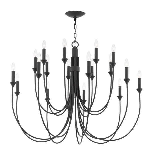 Lighting - Chandelier Cate 18 Light Chandelier // Forged Iron 