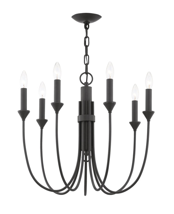 Lighting - Chandelier Cate 7 Light Chandelier // Forged Iron 