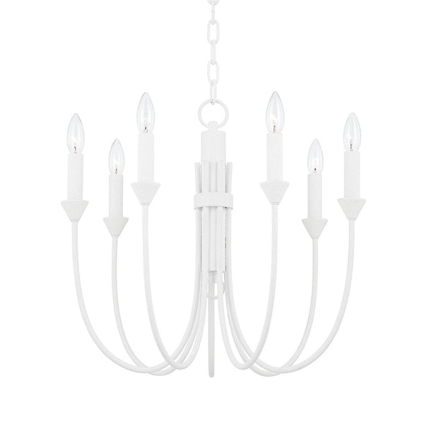 Lighting - Chandelier Cate 7 Light Chandelier // Gesso White 