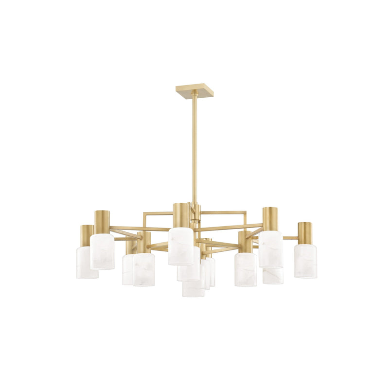 Lighting - Chandelier Centerport 12 Light Chandelier // Aged Brass 