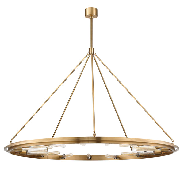 Lighting - Chandelier Chambers 15 Light Pendant // Aged Brass 