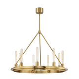 Lighting - Chandelier Chambers 9 Light Pendant // Aged Brass 