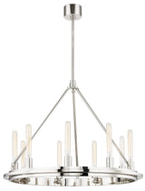 Lighting - Chandelier Chambers 9 Light Pendant // Polished Nickel 