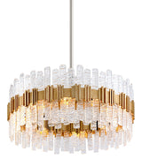 Lighting - Chandelier Ciro 10 Light Pendant // Antique Silver Leaf Stainless 