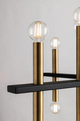 Lighting - Chandelier Colette 16 Light Chandelier // Aged Brass & Black 