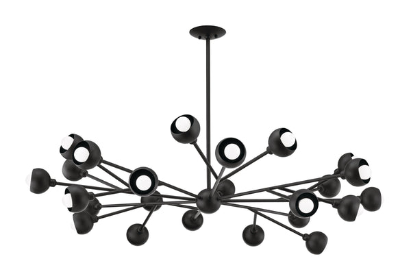 Lighting - Chandelier Colt 24 Light Chandelier // Soft Black 