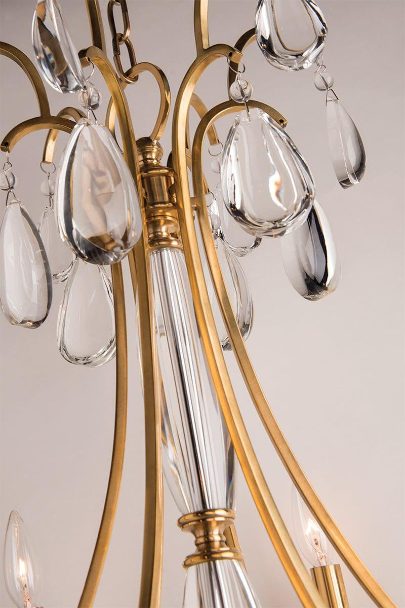 Lighting - Chandelier Crawford 6 Light Chandelier // Aged Brass 