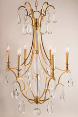 Lighting - Chandelier Crawford 6 Light Chandelier // Aged Brass 