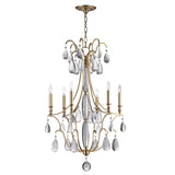 Lighting - Chandelier Crawford 6 Light Chandelier // Aged Brass 