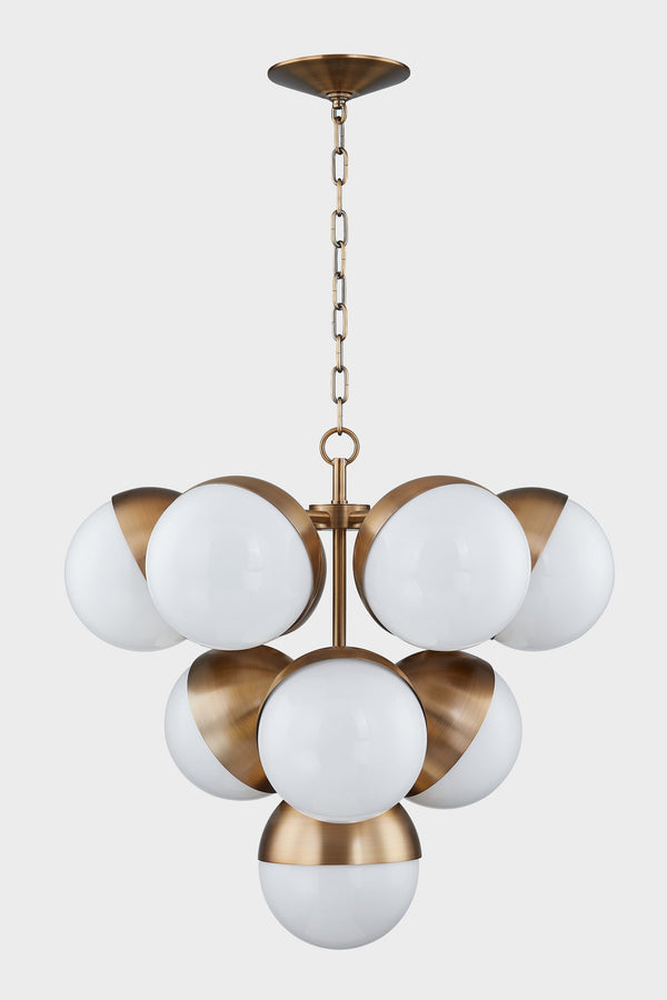 Lighting - Chandelier Cupertino 7 Light Chandelier // Patina Brass 