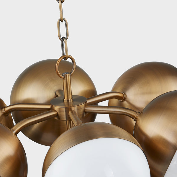 Lighting - Chandelier Cupertino 7 Light Chandelier // Patina Brass 