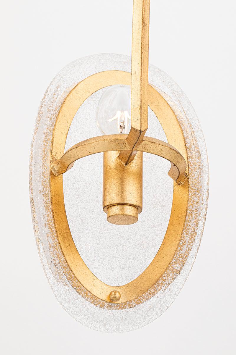 Lighting - Chandelier Danes 8 Light Chandelier // Vintage Gold Leaf 