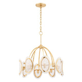 Lighting - Chandelier Danes 8 Light Chandelier // Vintage Gold Leaf 