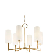 Lighting - Chandelier Dillon 6 Light Chandelier // Aged Brass 