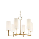 Lighting - Chandelier Dillon 6 Light Chandelier // Aged Brass 