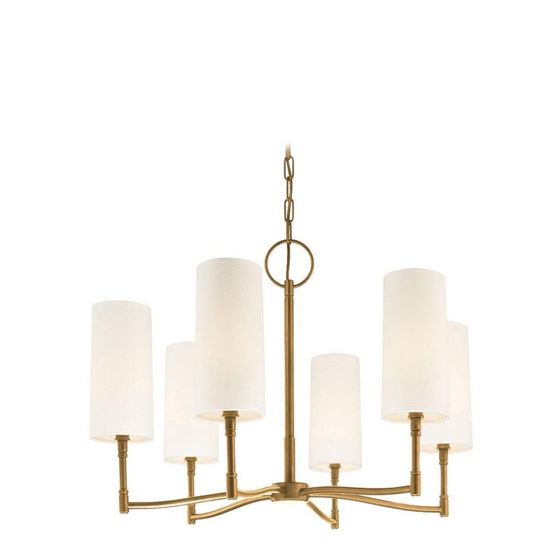 Lighting - Chandelier Dillon 6 Light Chandelier // Aged Brass 