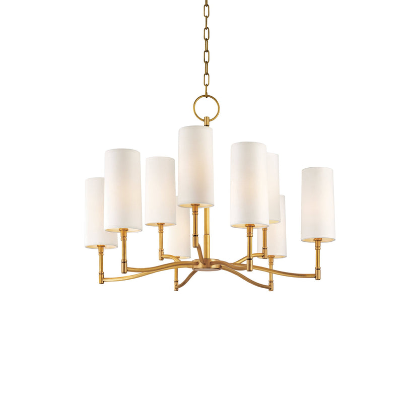 Lighting - Chandelier Dillon 9 Light Chandelier // Aged Brass 