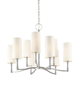 Lighting - Chandelier Dillon 9 Light Chandelier // Polished Nickel 