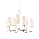 Lighting - Chandelier Dillon 9 Light Chandelier // Polished Nickel 