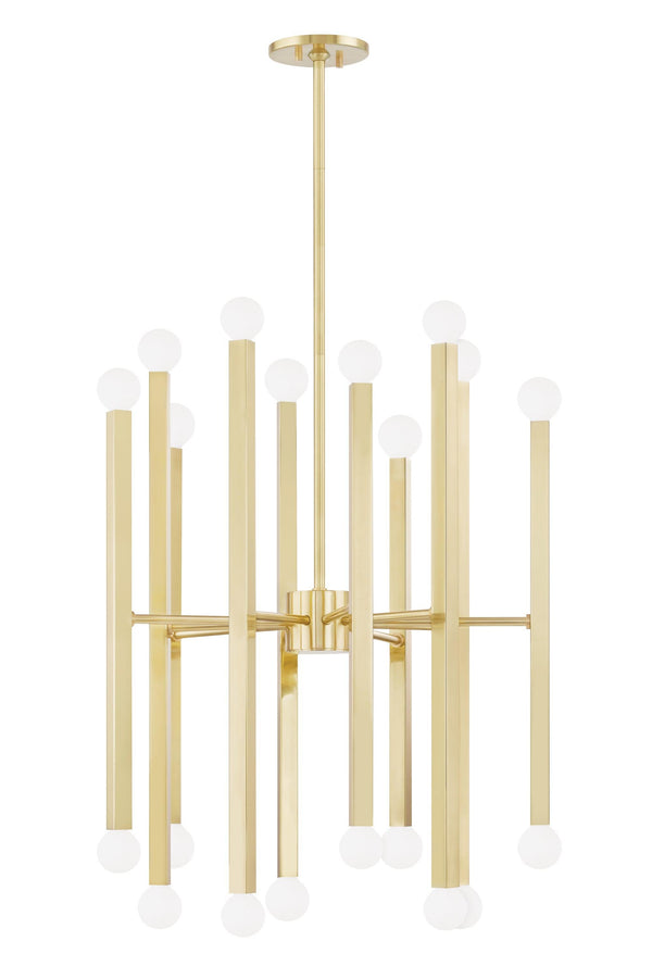 Lighting - Chandelier Dona 20 Light Chandelier // Aged Brass 