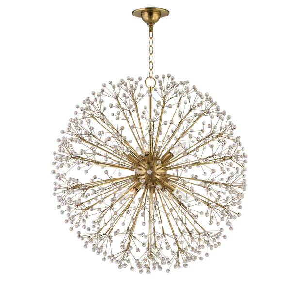 Lighting - Chandelier Dunkirk 10 Light Chandelier // Aged Brass 