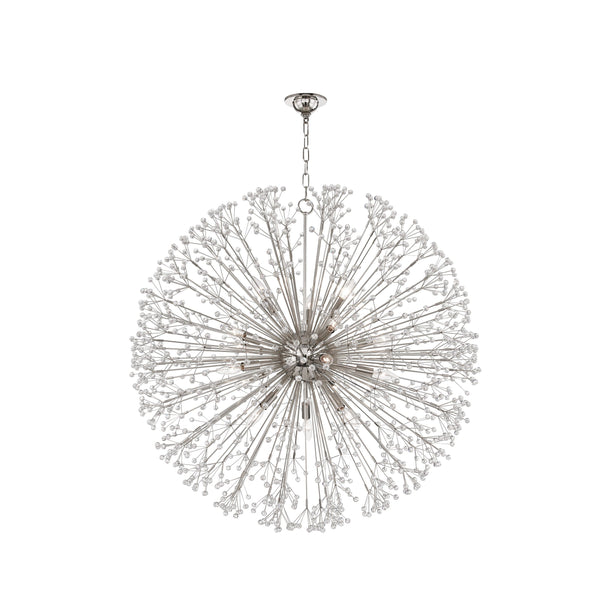 Lighting - Chandelier Dunkirk 16 Light Chandelier // Polished Nickel 