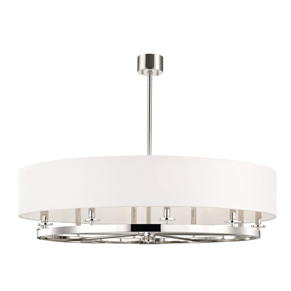 Lighting - Chandelier Durham 10 Light Chandelier // Polished Nickel 